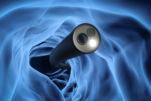Rendering of colonoscopy tool