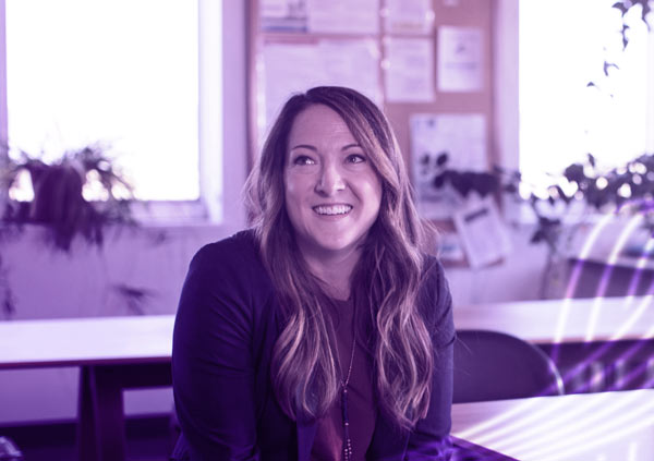 Healthy and happy woman